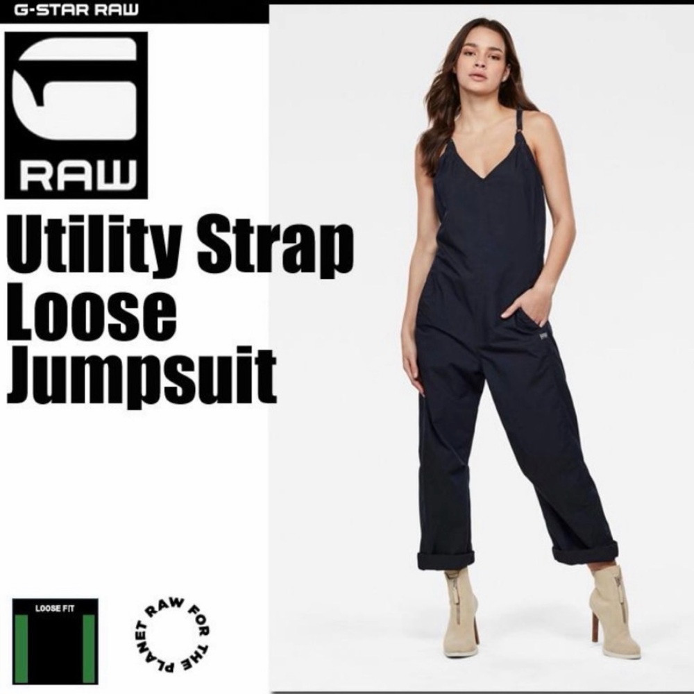 NWT G-STAR RAW UTILITY STRAP JUMPSUIT